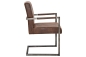 Preview: Freischwinger Stuhl ASPEN - vintage braun