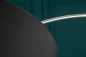 Preview: Bogenlampe EMELY 180cm - schwarz gold Retro Bogenleuchte