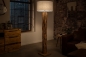Preview: Teakholz Stehlampe RIVER 175cm - grau Treibholz Lampe