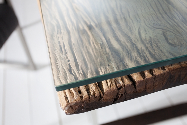 Esstisch BARBADOS - antik Teak Holz 240 x 100cm